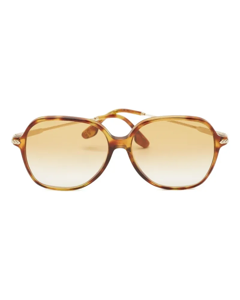 Victoria Beckham rectangle-frame sunglasses - Braun Braun