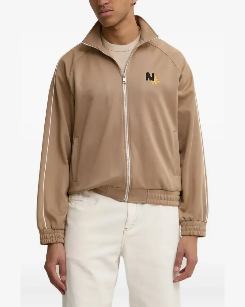 MSGM Sweatshirt mit Reißverschluss - Nude Nude