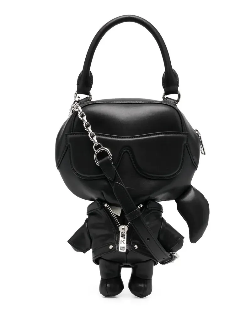 Karl Lagerfeld Ikon 3d Puppentasche - Schwarz Schwarz