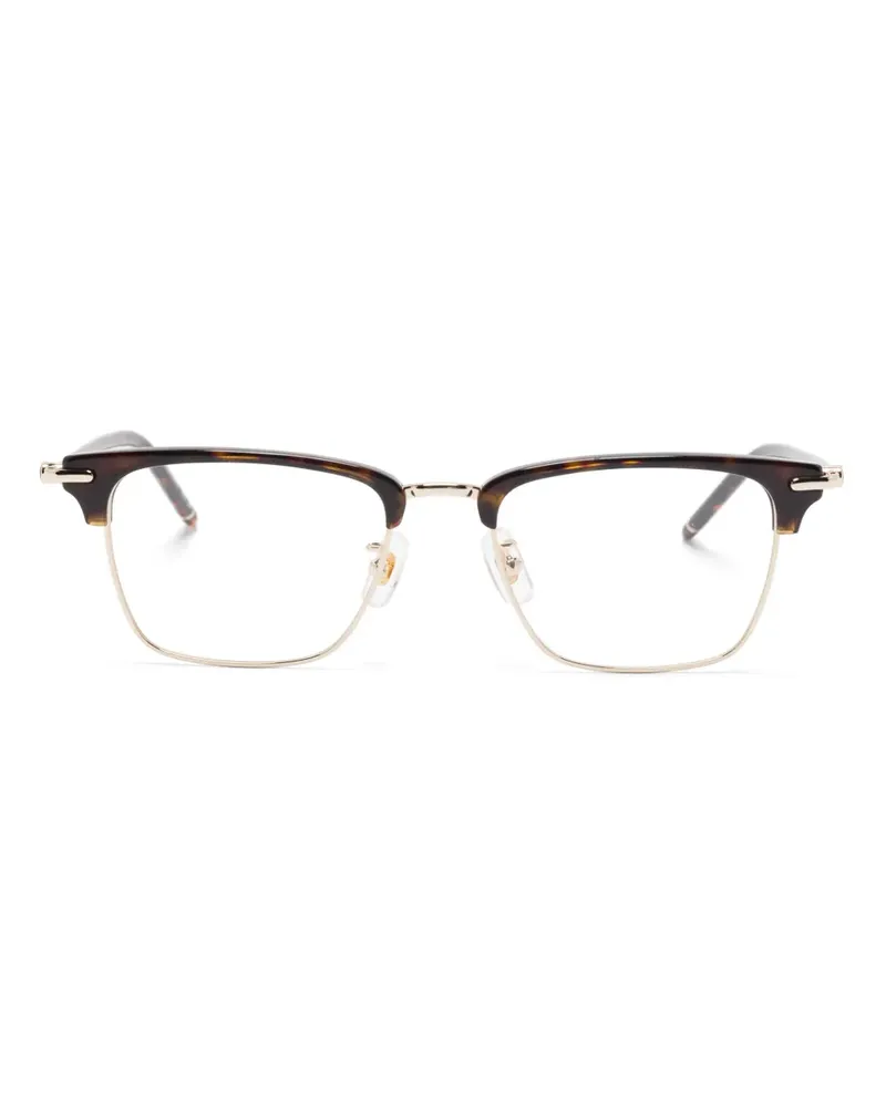 Montblanc Brille mit eckigem Gestell - Braun Braun