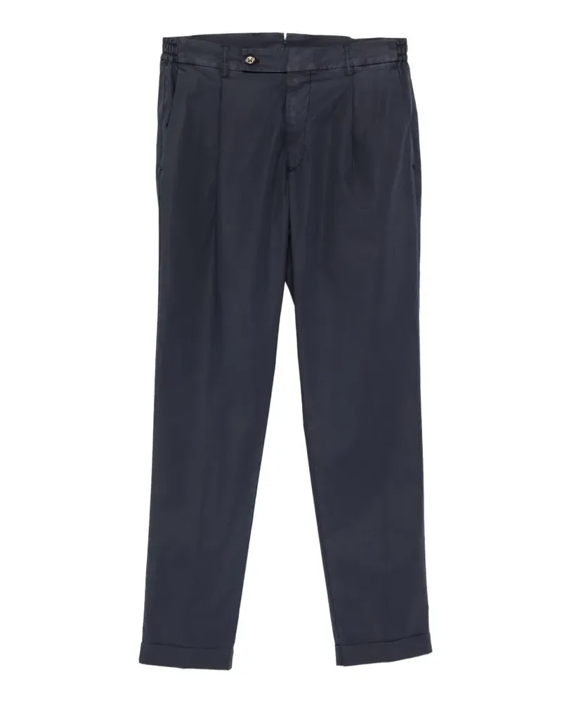 Berwich cuffed pleated trousers - Blau Blau