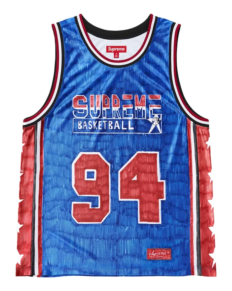 Supreme Being Basketball-Trikot - Blau Blau