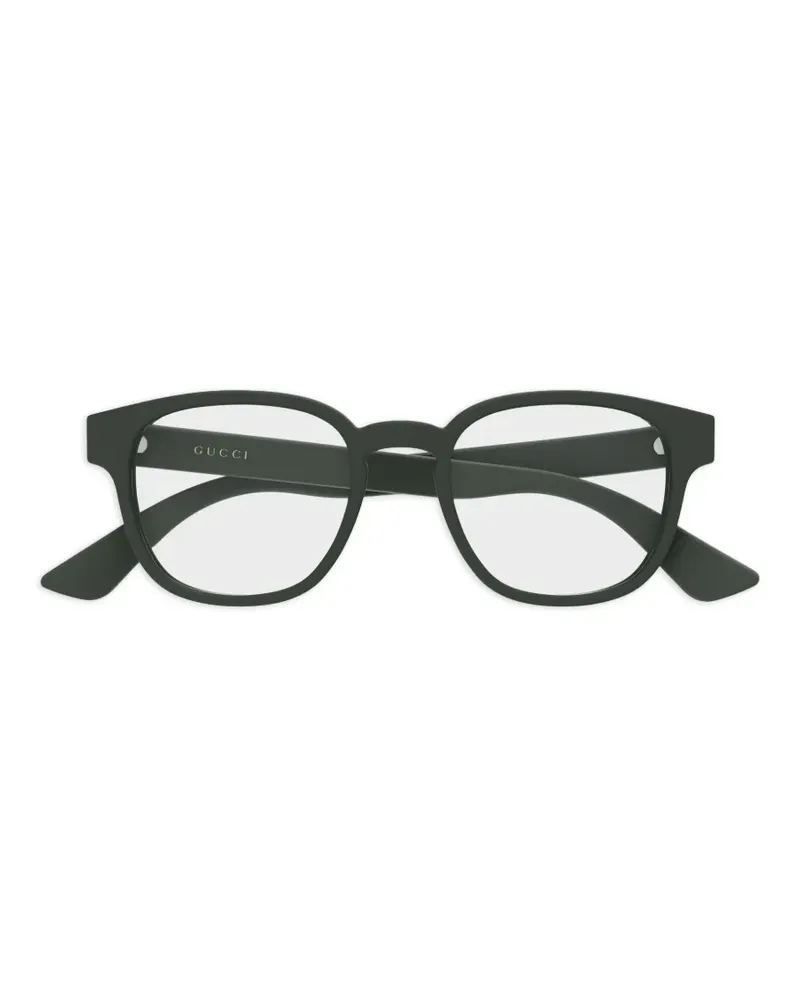 Gucci Brille mit eckigem Gestell - Grün Grün