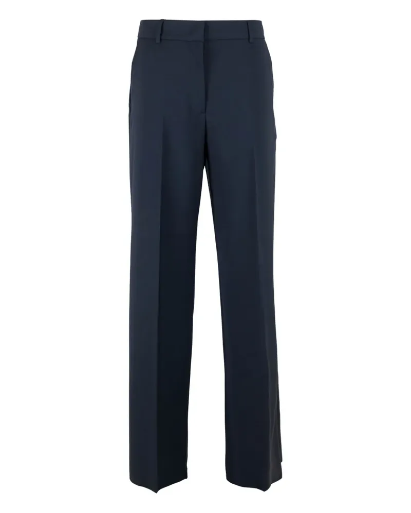 Max Mara Hose mit Bundfalten - Blau Blau