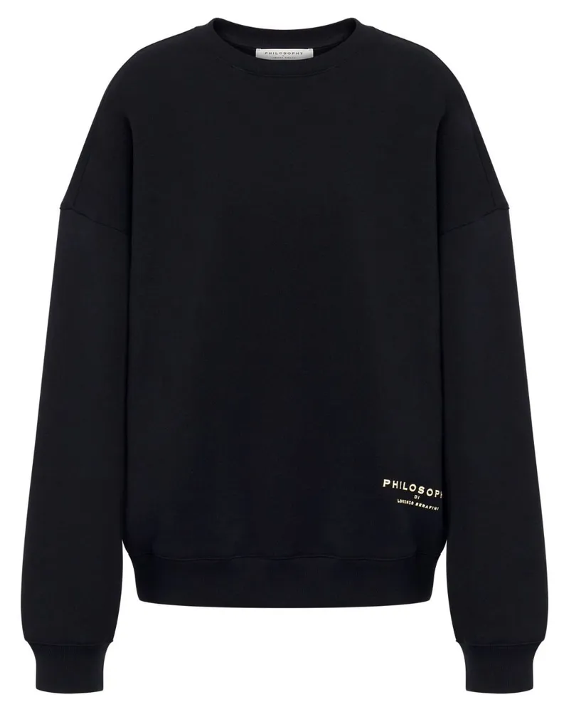 Philosophy Di Lorenzo Serafini Klassisches Sweatshirt Schwarz