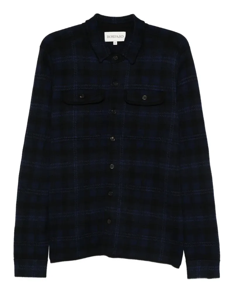 Eric Bompard Hemd mit Karomuster - Blau Blau