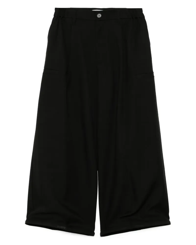 Melitta Baumeister Pointy Hem Hose - Schwarz Schwarz