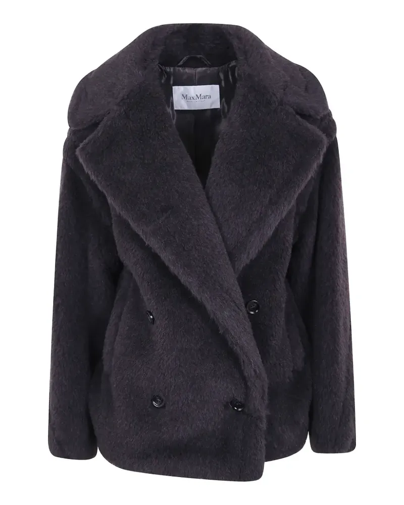 Max Mara double-breasted alpaca peacoat - Braun Braun