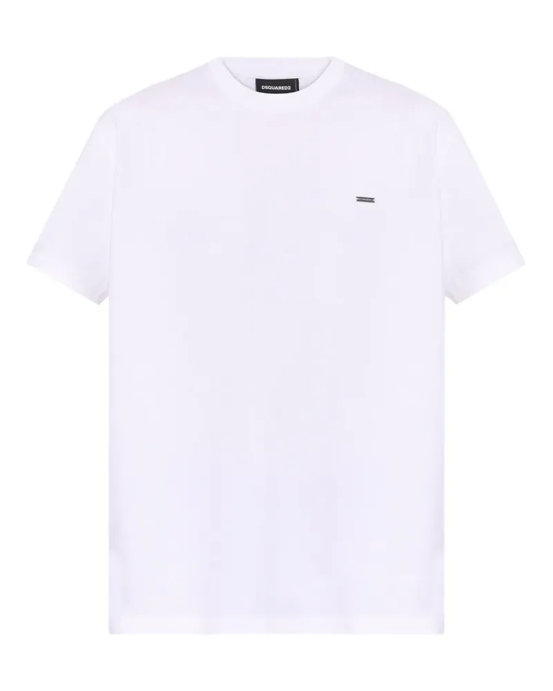 Dsquared2 T-Shirt mit Schild - Weiß Weiß