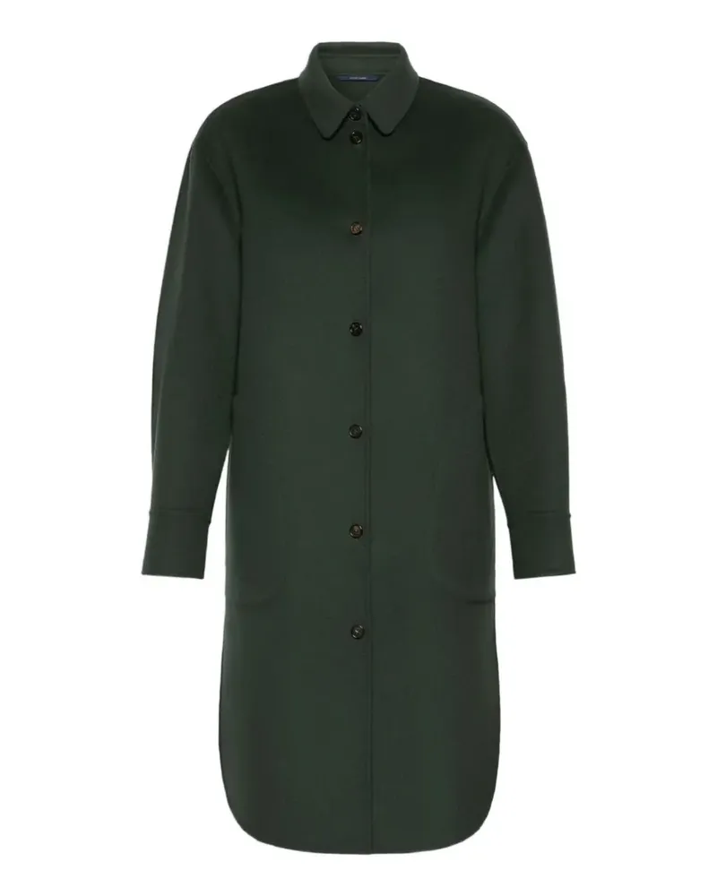 Max Mara virgin wool button-down coat - Grün Grün