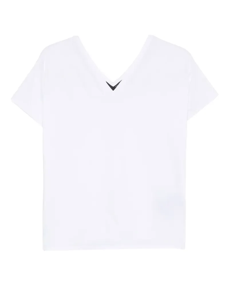 Roberto Ricci Designs T-Shirt mit V-Ausschnitt - Weiß Weiß