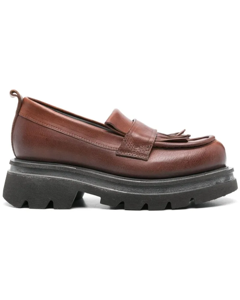 Moma Loafer mit Quasten - Braun Braun