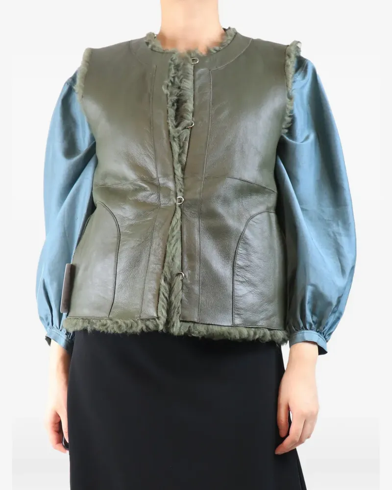 Rachel Comey Wendbare Weste - Grün Grün