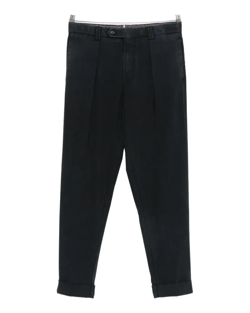 Berwich Chiaia pleated trousers - Blau Blau
