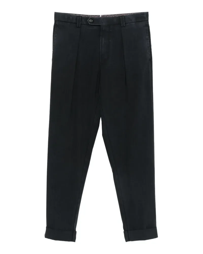 Berwich Chiaia pleated trousers - Blau Blau