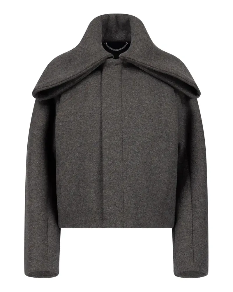 Victoria Beckham Jacke mit umgeschlagenem Kragen - Grau Grau