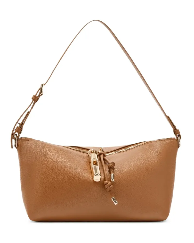 Furla Debby Schultertasche mit Reißverschluss - Braun Braun