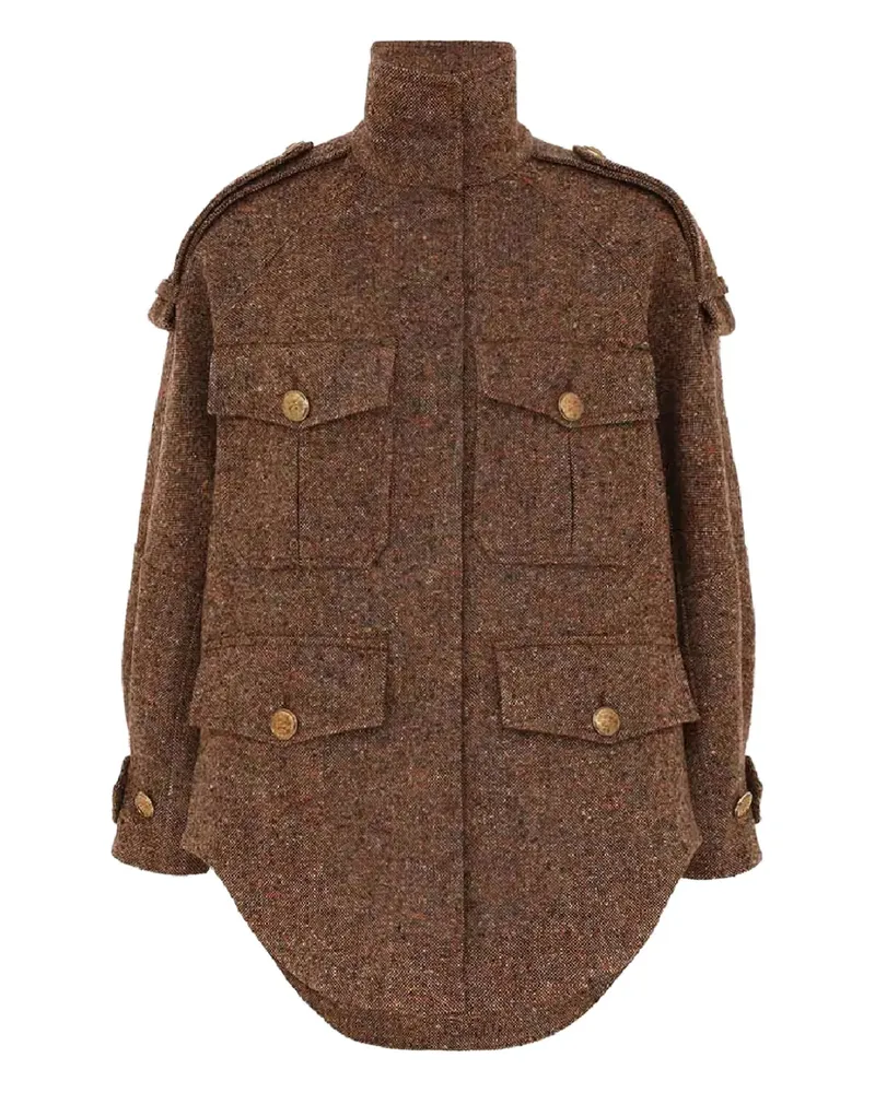 Zimmermann Schulterklappen-Jacke - Braun Braun