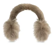 Ohrenschützer mit Pelz - Braun