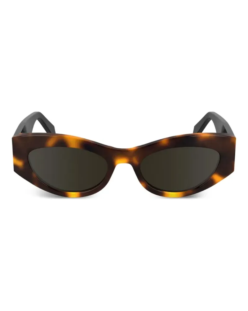Calvin Klein cat eye frame sunglasses - Braun Braun