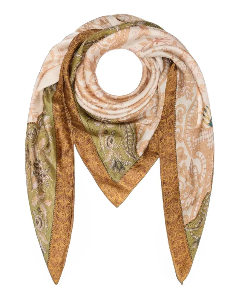 Pierre-Louis Mascia Molare Schal mit Paisley-Print - Nude Nude