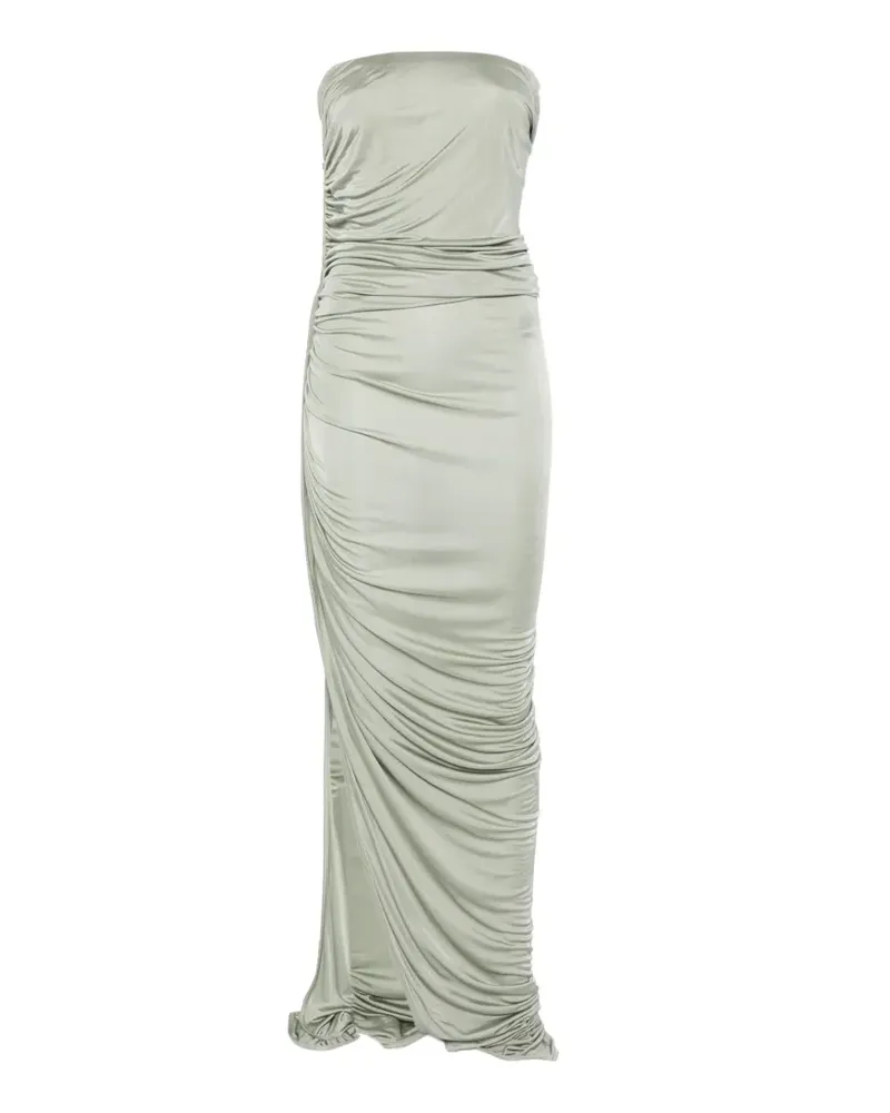 Rick Owens Lilies draped slit maxi dress - Grün Grün