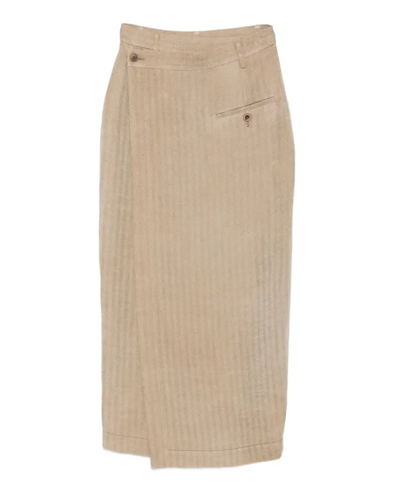 Uma Wang Grace midi skirt - Nude Nude