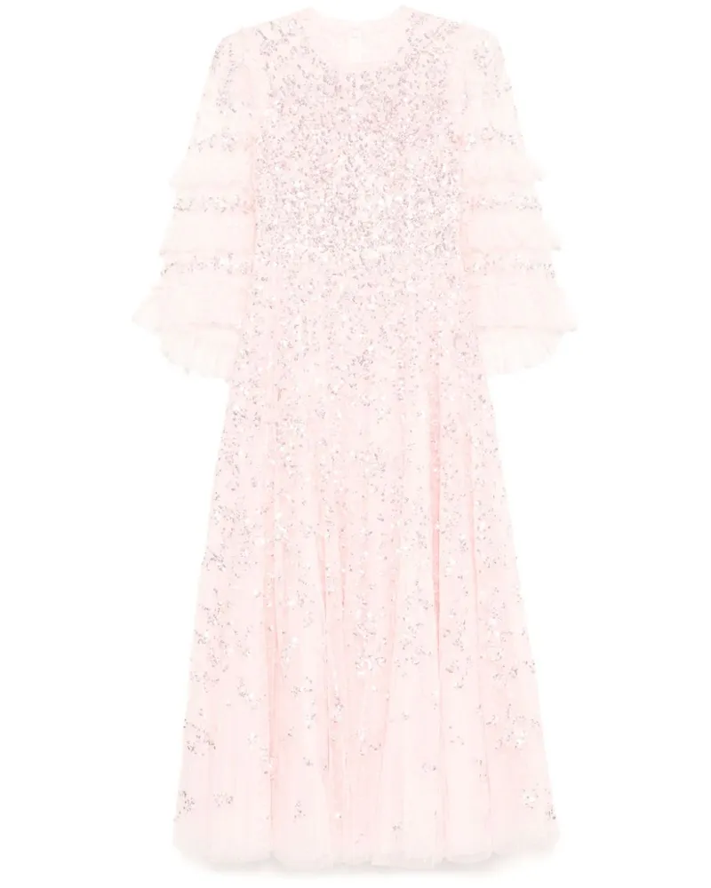 Needle & Thread Klassische Spitzenrobe - Rosa Rosa