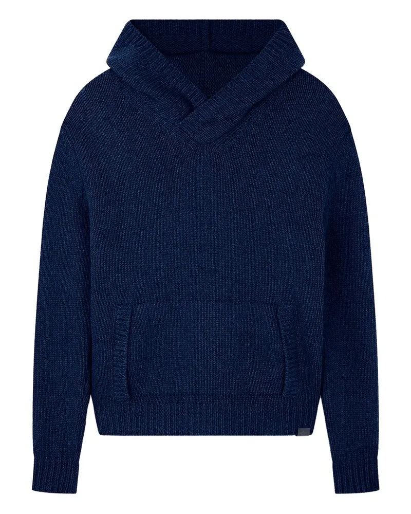 Paul & Shark Langärmeliger Hoodie - Blau Blau