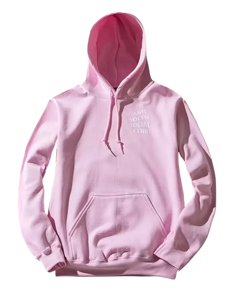 Anti Social Social Club Hoodie mit Blumen-Print - Rosa Rosa