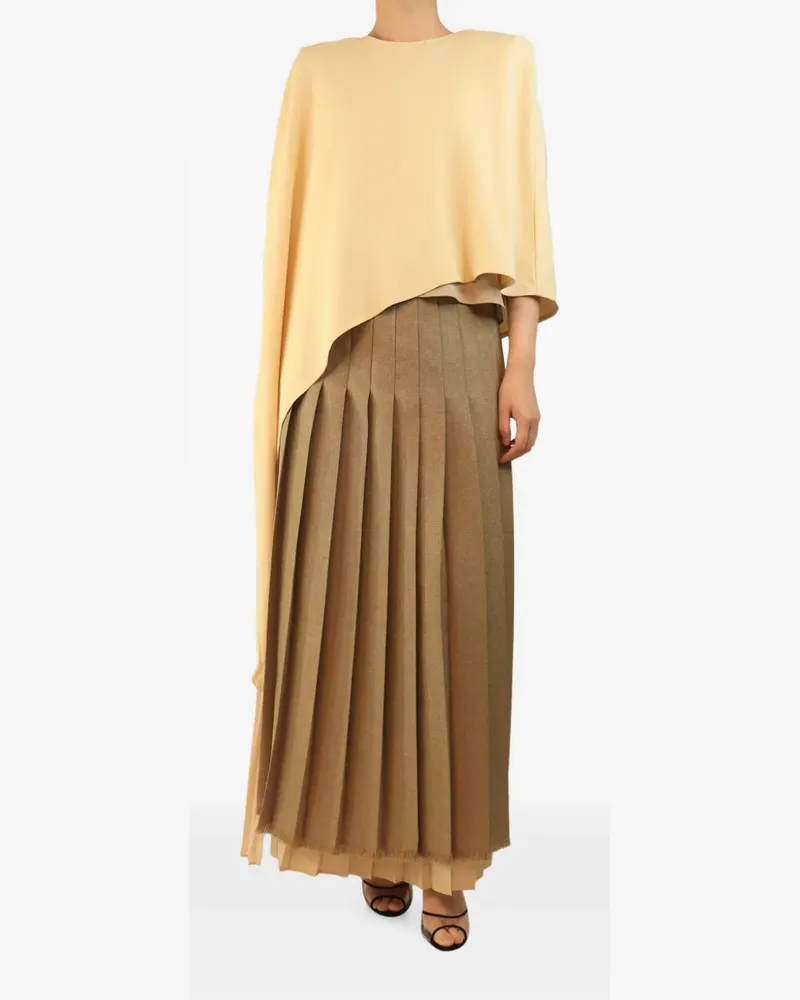 Erika Cavallini asymmetric blouse - Braun Braun