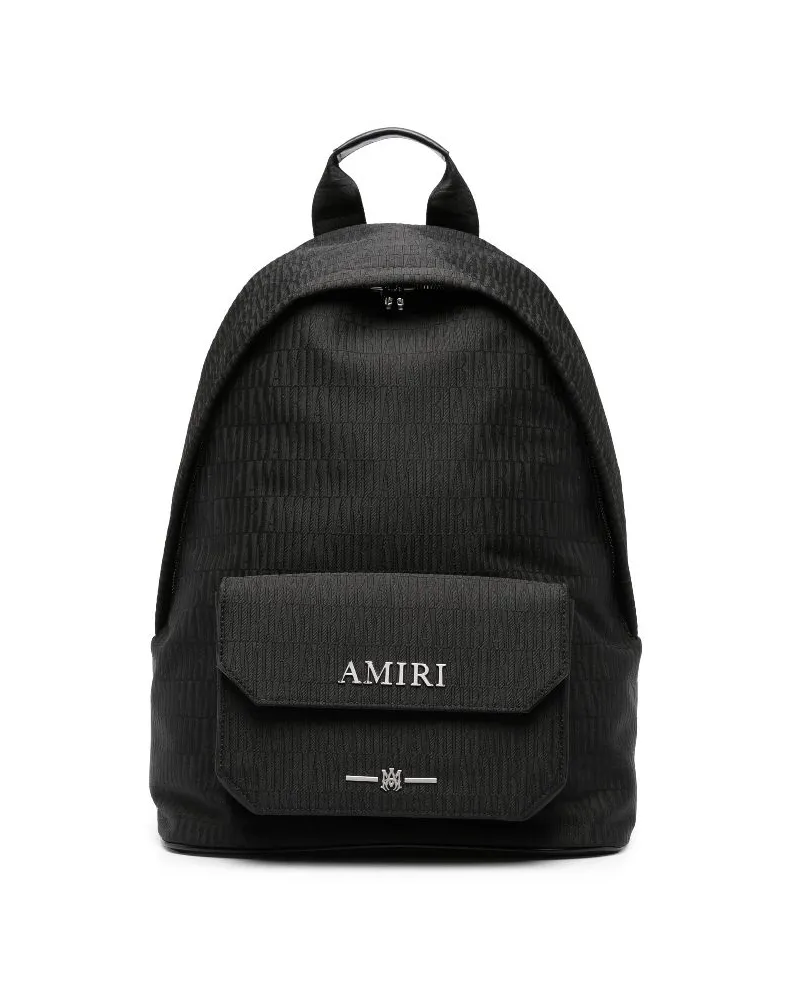 Amiri Jacquard-Rucksack mit Monogramm - Schwarz Schwarz
