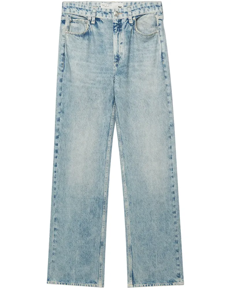 Rag & Bone Jeans mit geradem Bein - Blau Blau