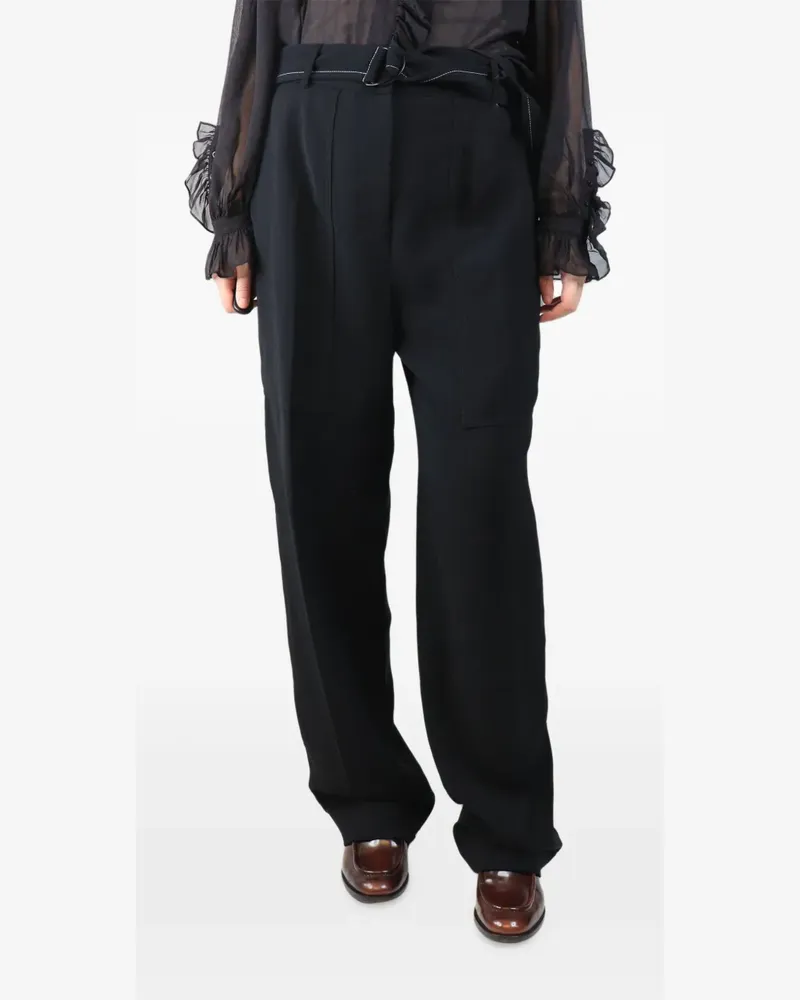 Joseph Twill-Hose mit Gürtel - Schwarz Schwarz