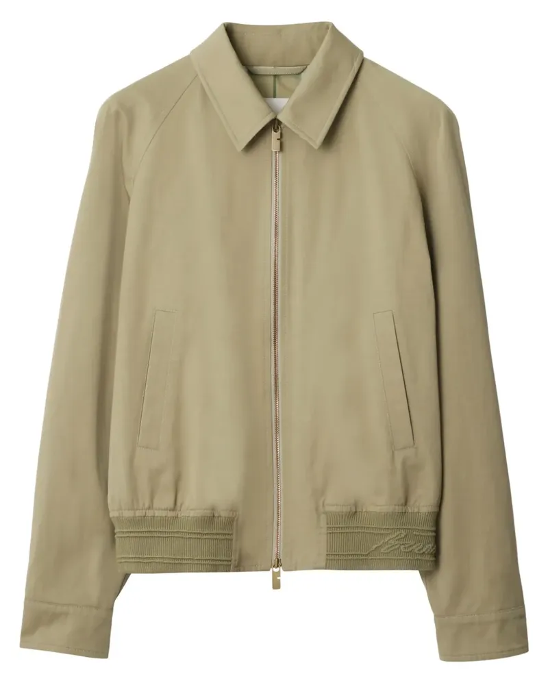 Burberry Klassische Harrington-Jacke - Nude Nude