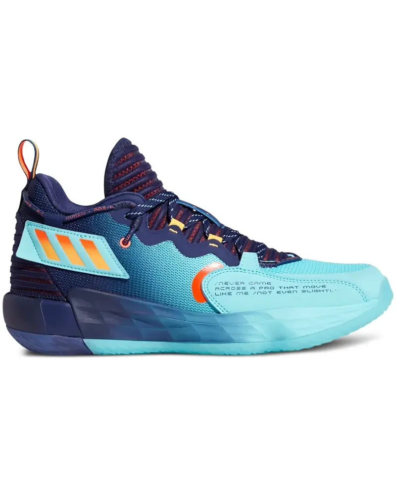 adidas Dame 7 EXTPLY "Dark Blue/Pulse Aqua-Solar Red" Sneakers - Blau Blau