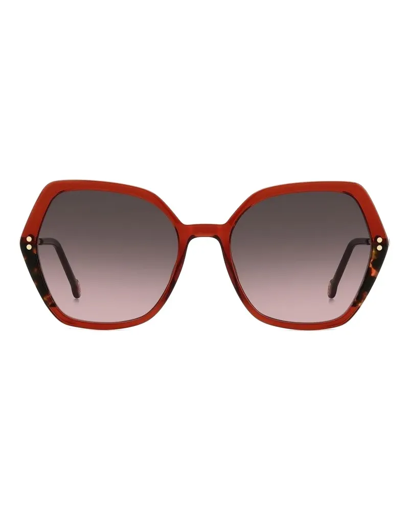 Carolina Herrera New York HER0185 Sonnenbrille mit geometrischen Gestell - Rot Rot