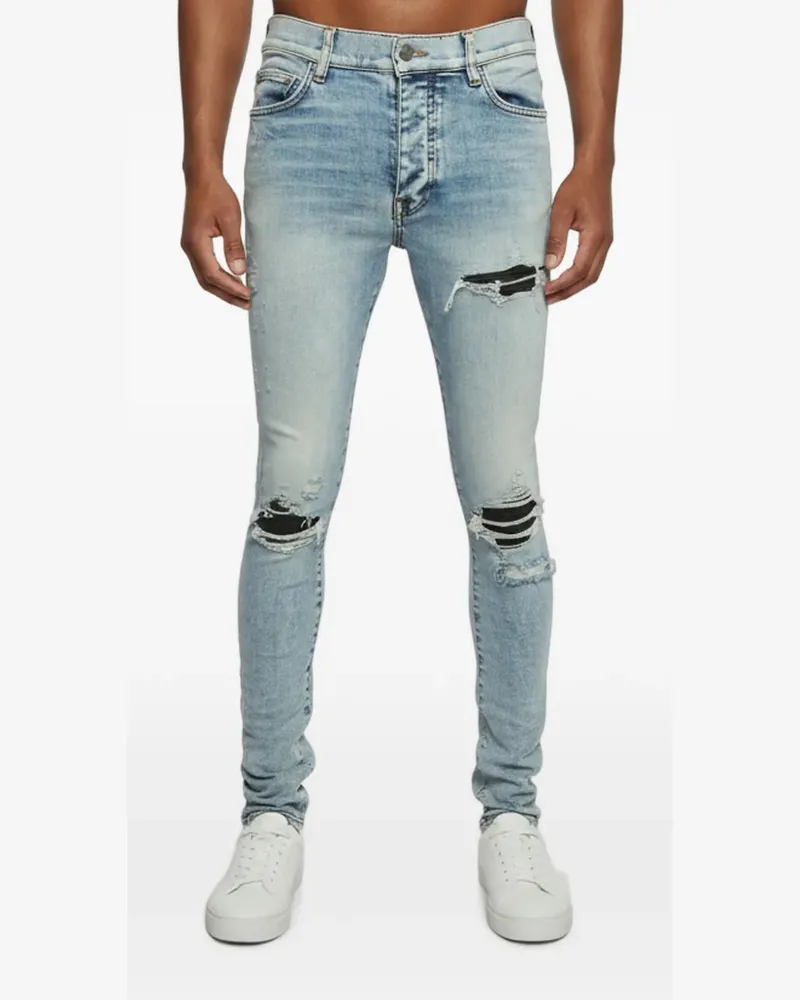 Amiri distressed skinny jeans - Blau Blau