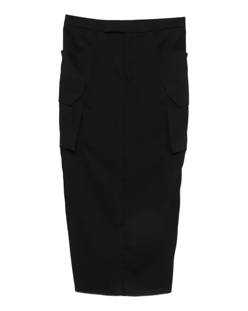 Rick Owens Firbanks cargo maxi skirt - Schwarz Schwarz