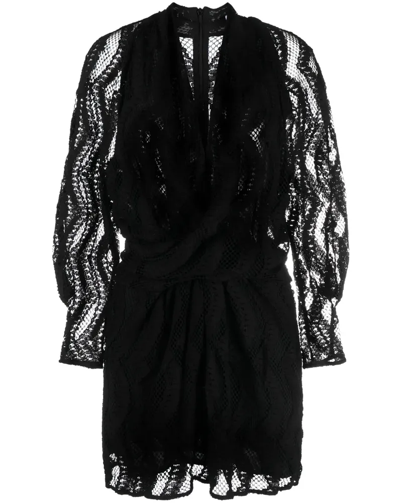 IRO Emsi Minikleid - Schwarz Schwarz