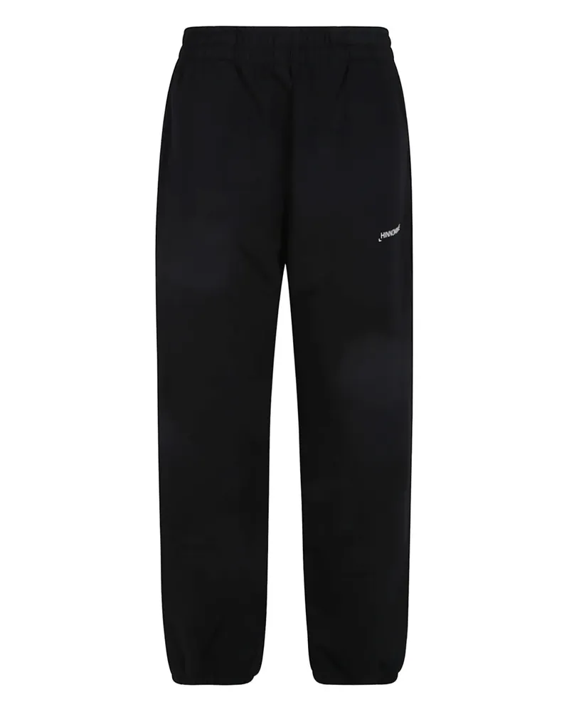 HINNOMINATE elasticated-cuff cotton track pants - Schwarz Schwarz