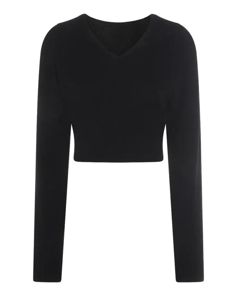 Rick Owens V-neck T-shirt - Schwarz Schwarz