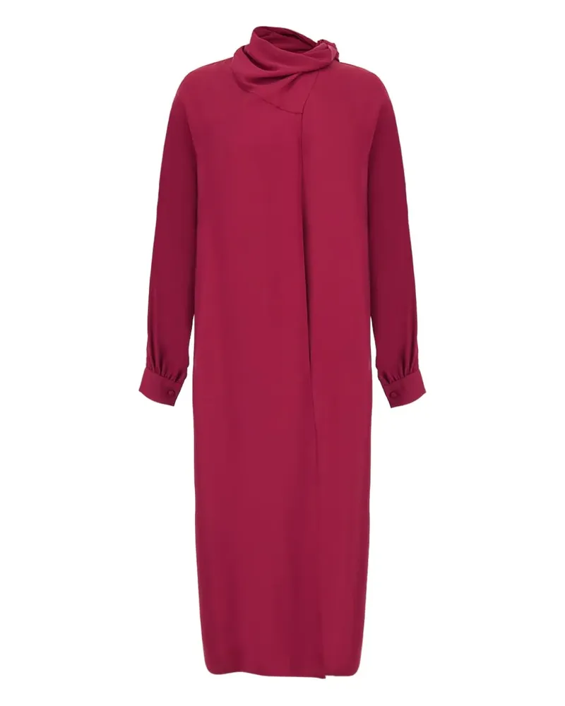 PAULA Asymmetrisches Midikleid - Rosa Rosa