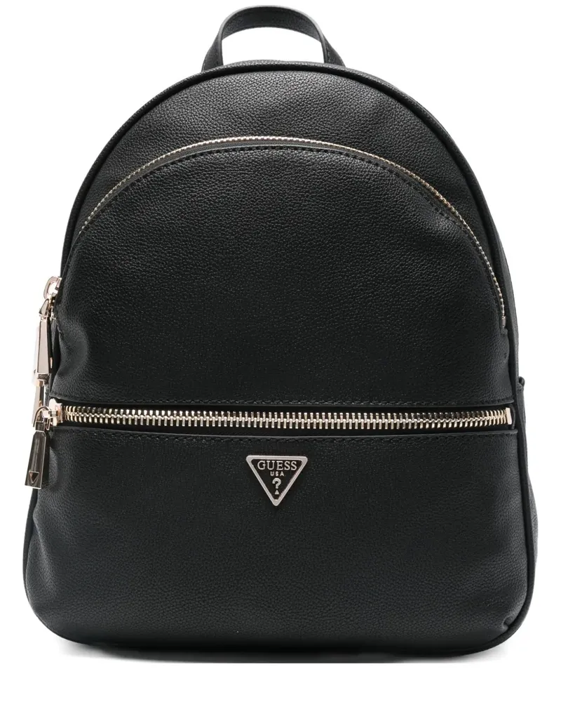 Guess zip-fastening backpack - Schwarz Schwarz