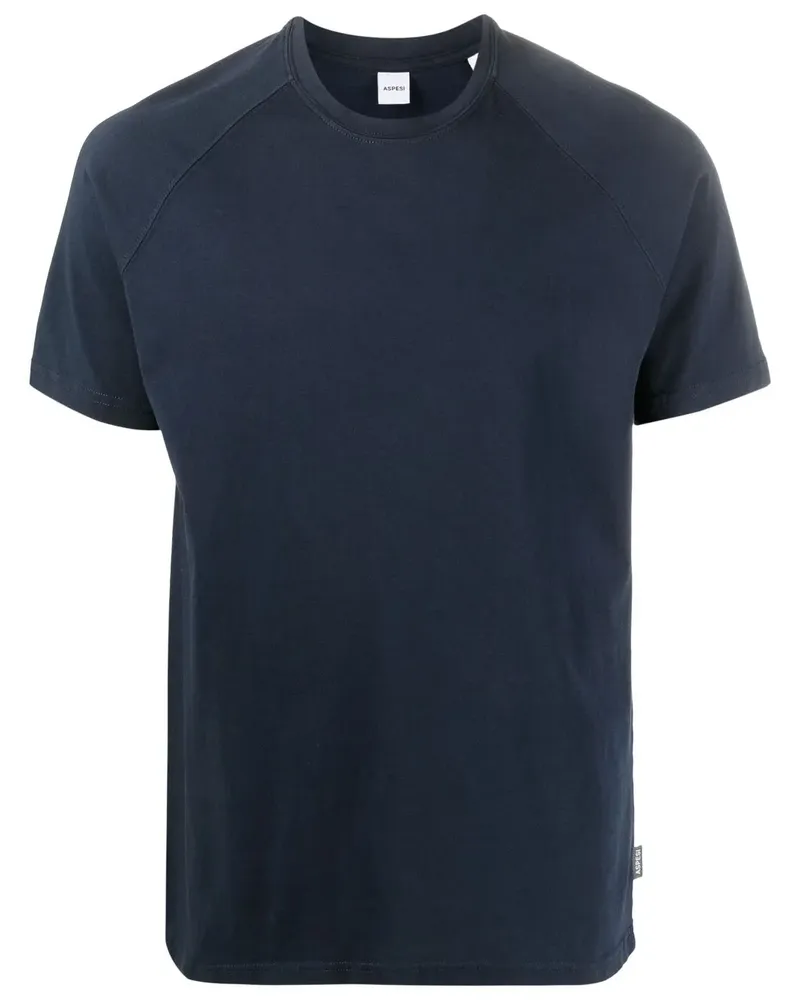 ASPESI Klassisches T-Shirt - Blau Blau
