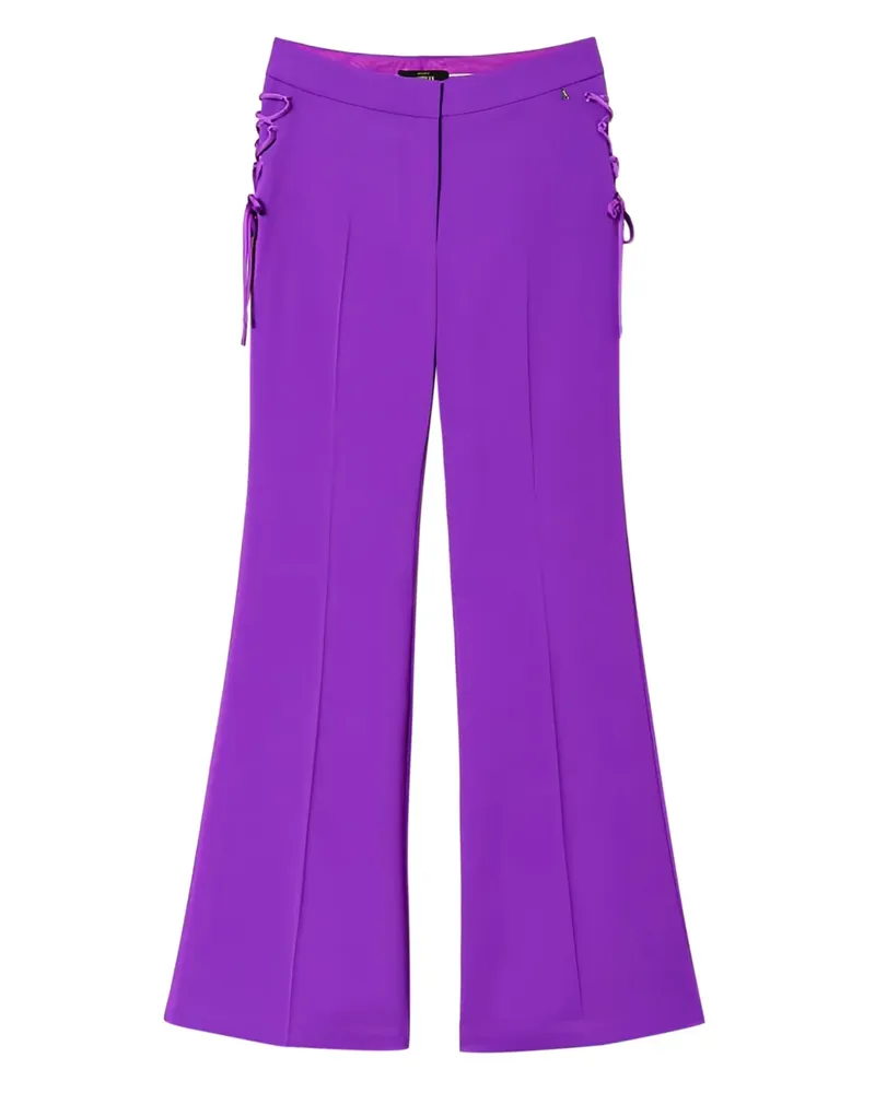Twin-Set Hose mit Schnürung - Violett Violett