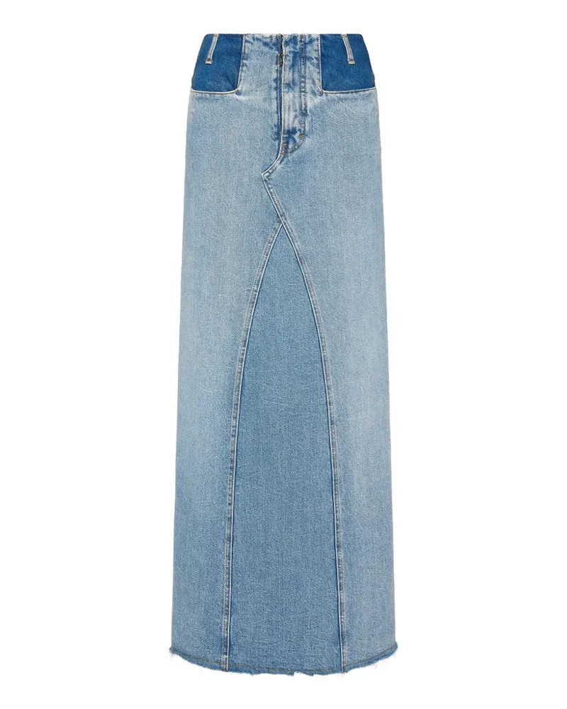 Maison Margiela Rock mit Patchwork-Design - Blau Blau