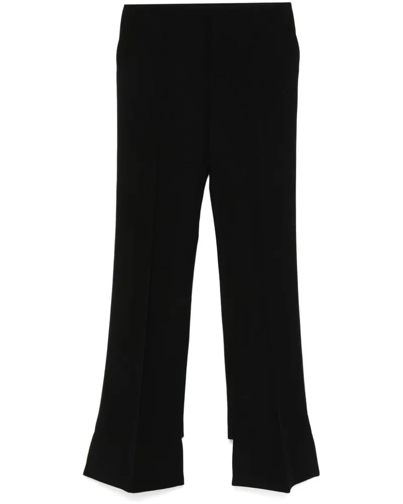 Chloé Ausgestellte Hose - Schwarz Schwarz