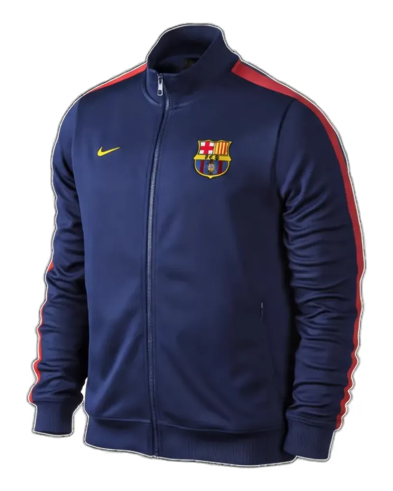 Nike FC Barcelona logo-patch sweatshirt - Blau Blau
