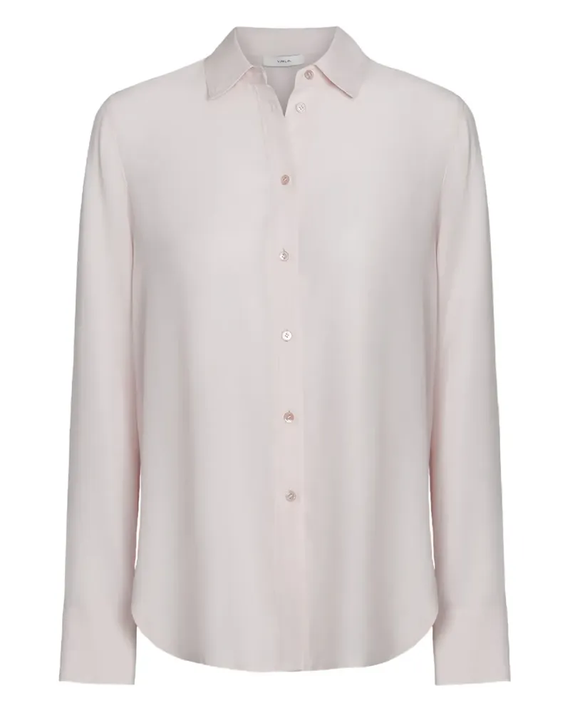 Vince buttoned silk shirt - Rosa Rosa
